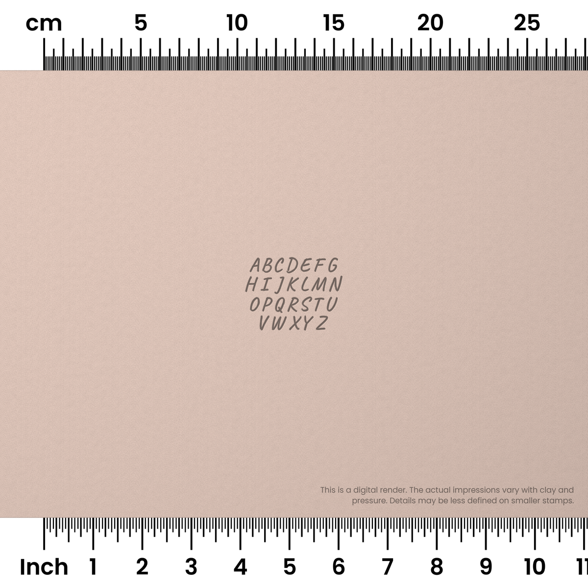 Caveat | All Caps | Alphabet Stamp Sets - Ceramind® Tools