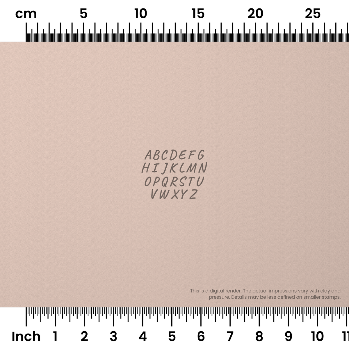 Caveat | All Caps | Alphabet Stamp Sets - Ceramind® Tools