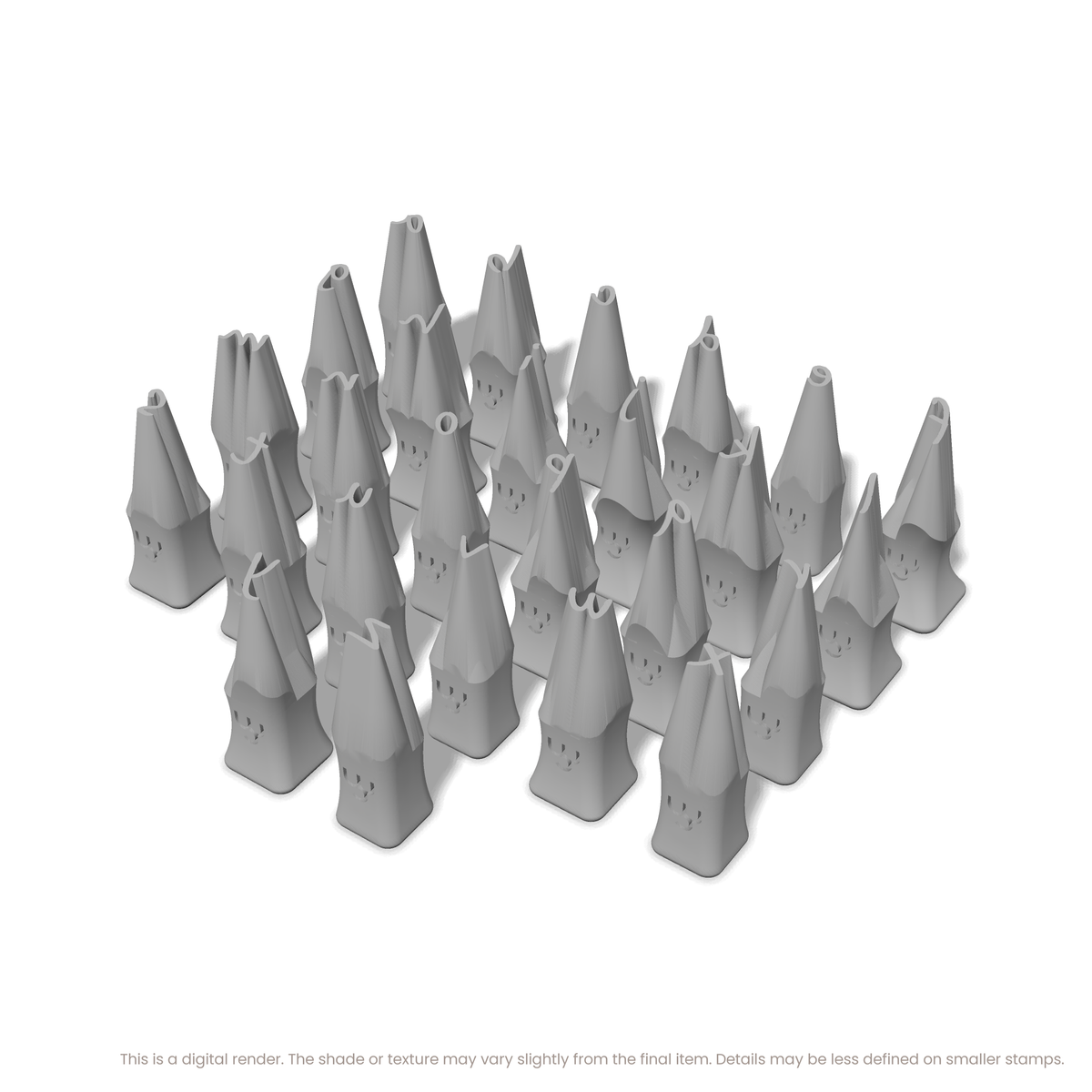 Caveat | Lowercase | Alphabet Stamp Sets - Ceramind® Tools