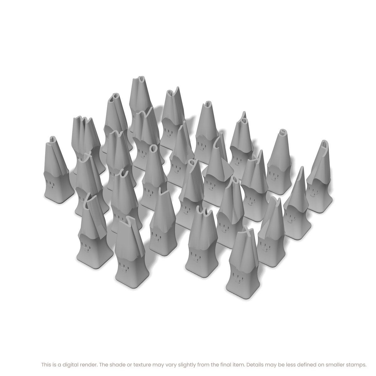 Caveat | Lowercase | Alphabet Stamp Sets - Ceramind® Tools