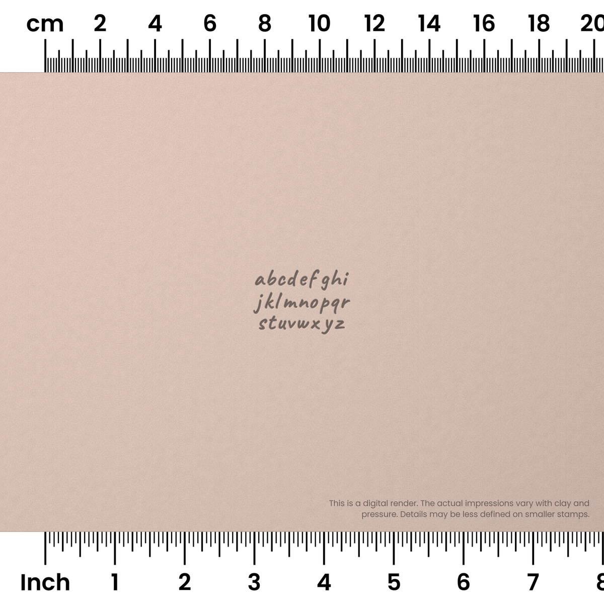 Caveat | Lowercase | Alphabet Stamp Sets - Ceramind® Tools