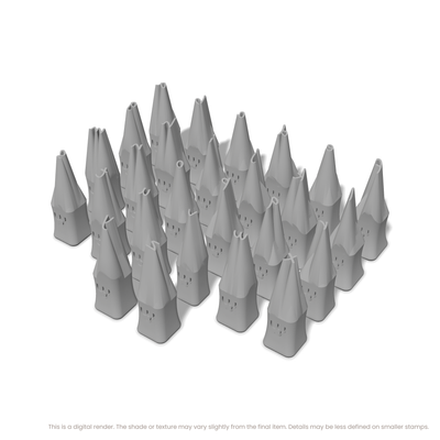 Caveat | Lowercase | Alphabet Stamp Sets - Ceramind® Tools