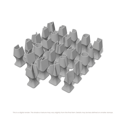 Comfortaa | All Caps | Alphabet Stamp Sets - Ceramind® Tools