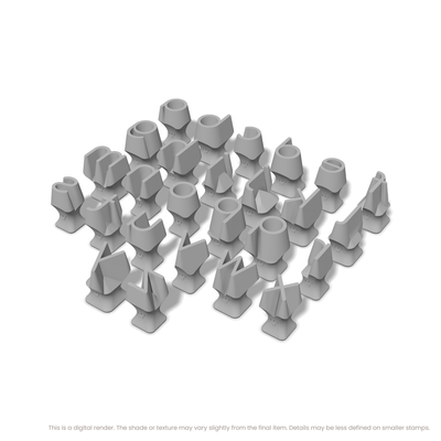 Comfortaa | Lowercase | Alphabet Stamp Sets - Ceramind® Tools