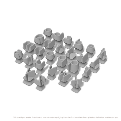 Comfortaa | Lowercase | Alphabet Stamp Sets - Ceramind® Tools