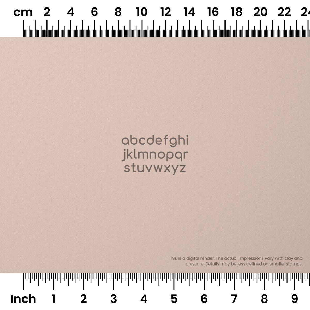 Comfortaa | Lowercase | Alphabet Stamp Sets - Ceramind® Tools