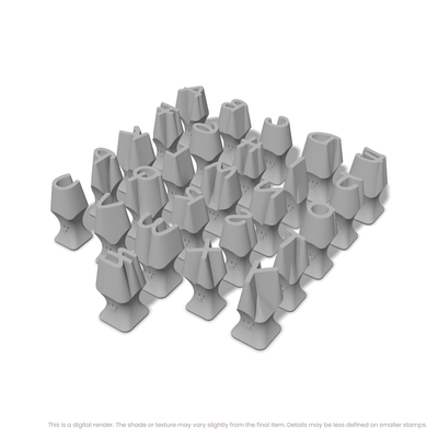 Gochi Hand | All Caps | Alphabet Stamp Sets - Ceramind® Tools