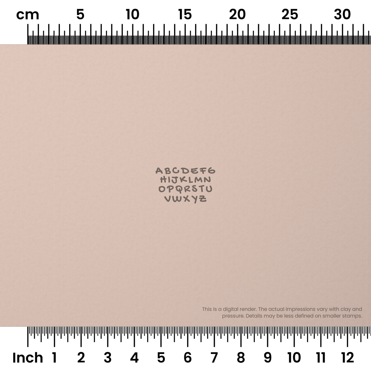 Gochi Hand | All Caps | Alphabet Stamp Sets - Ceramind® Tools