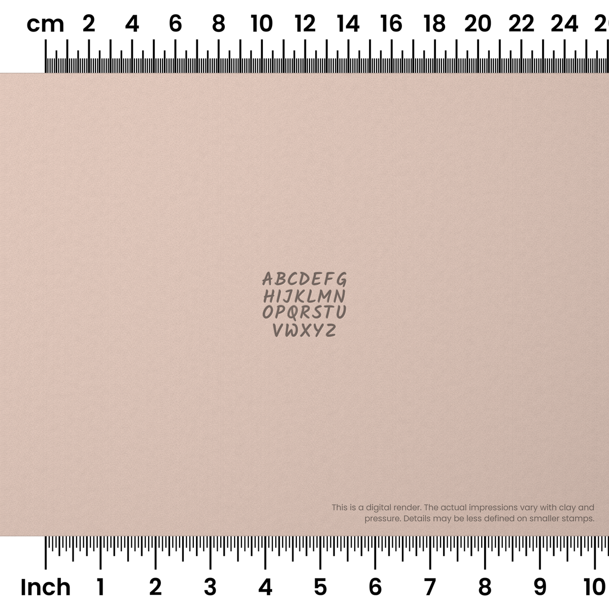 Kalam | All Caps | Alphabet Stamp Sets - Ceramind® Tools