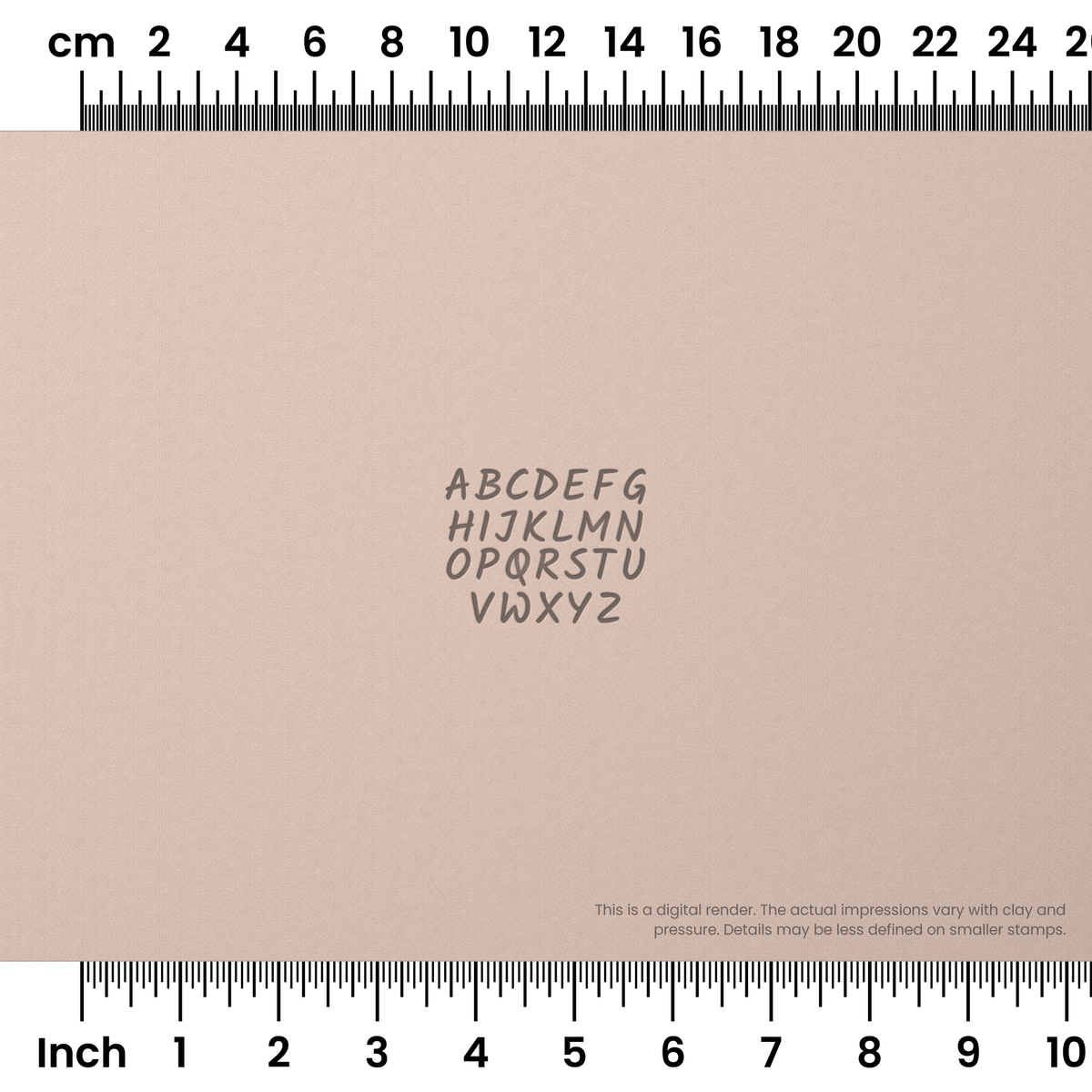 Kalam | All Caps | Alphabet Stamp Sets - Ceramind® Tools