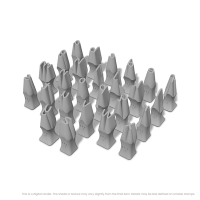 Kalam | Lowercase | Alphabet Stamp Sets - Ceramind® Tools