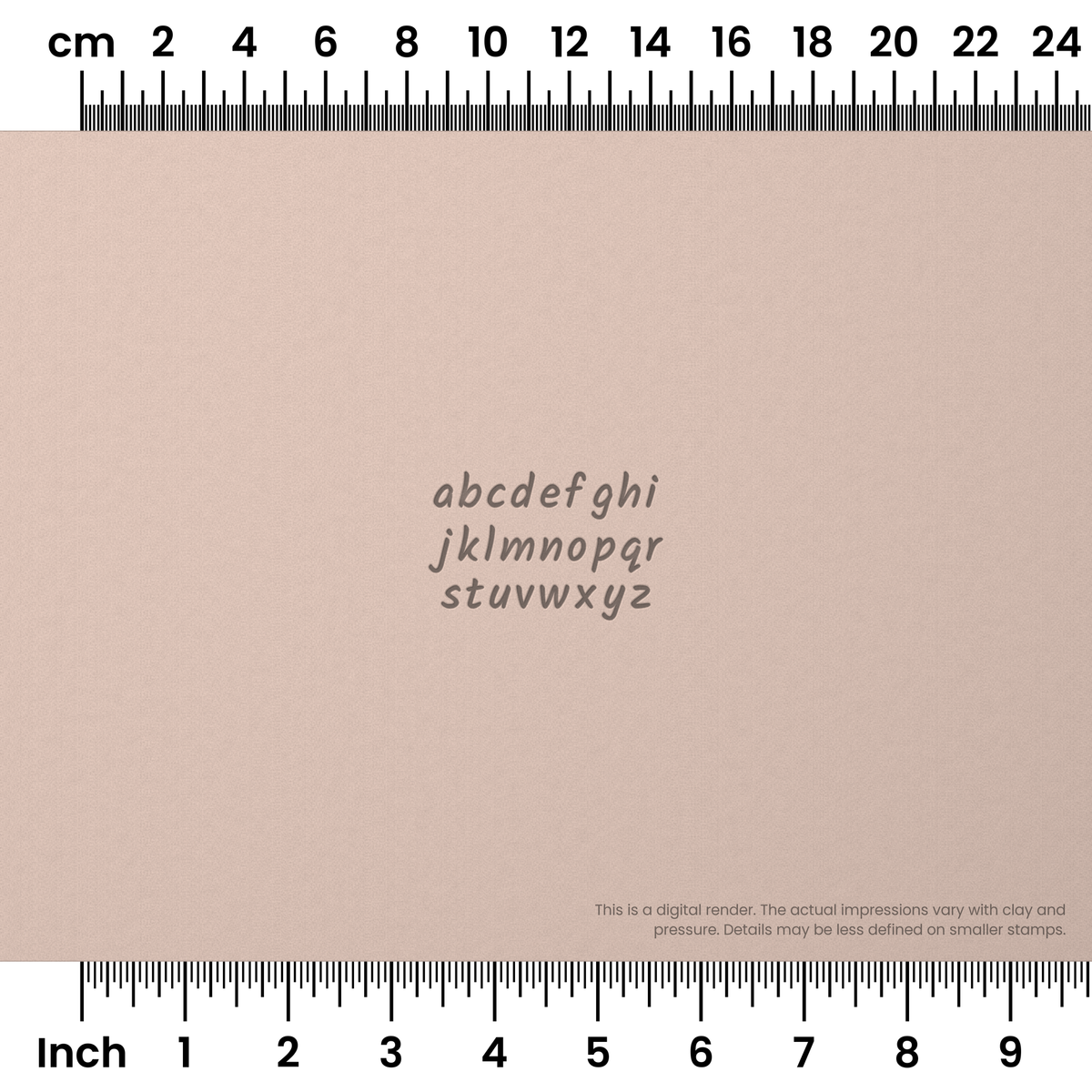 Kalam | Lowercase | Alphabet Stamp Sets - Ceramind® Tools
