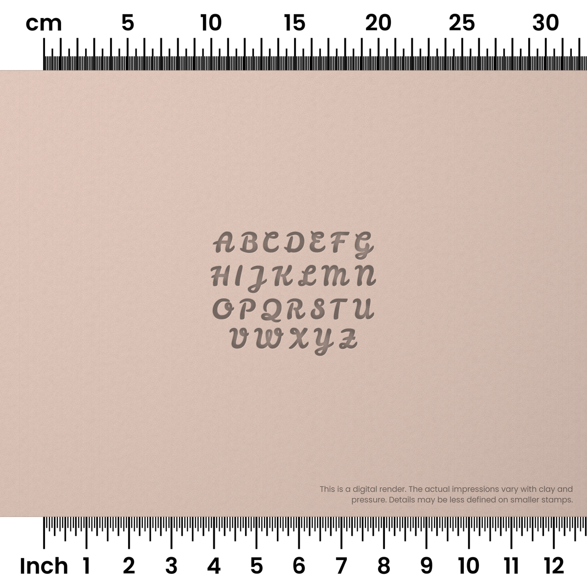 Leckerli One | All Caps | Alphabet Stamp Sets - Ceramind® Tools
