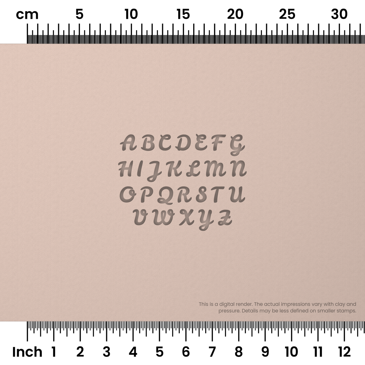 Leckerli One | All Caps | Alphabet Stamp Sets - Ceramind® Tools