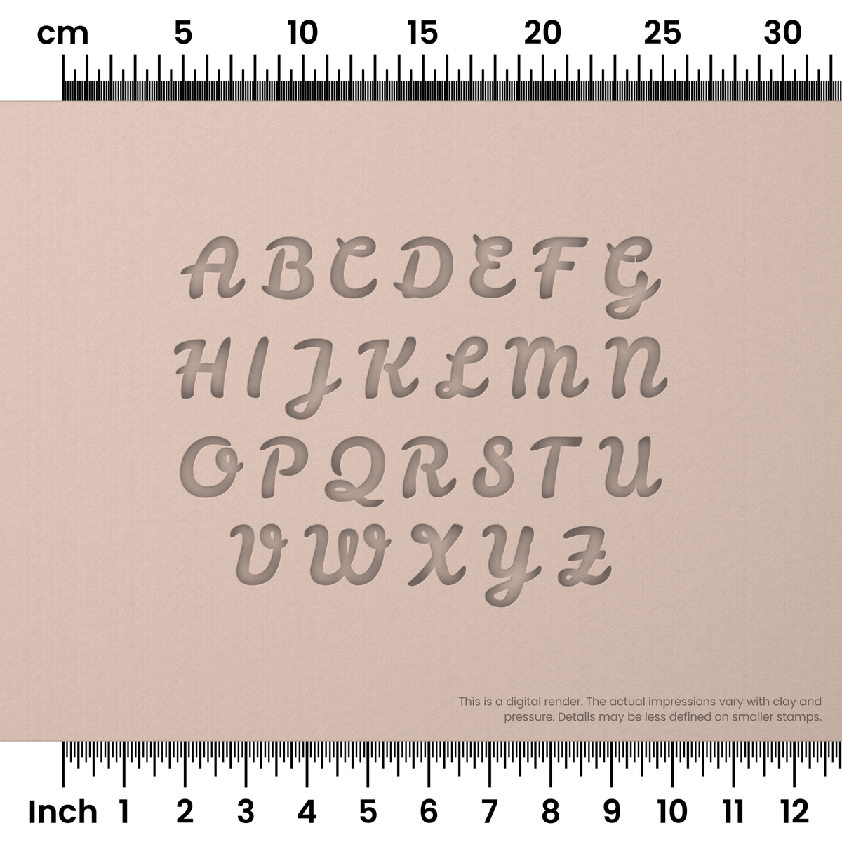 Leckerli One | All Caps | Alphabet Stamp Sets - Ceramind® Tools