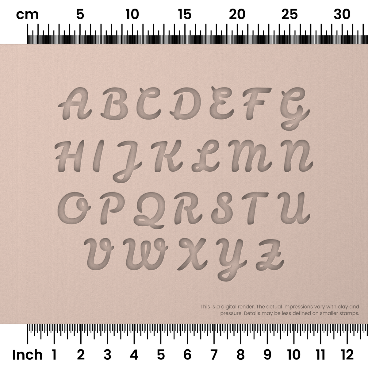 Leckerli One | All Caps | Alphabet Stamp Sets - Ceramind® Tools