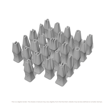Leckerli One | All Caps | Alphabet Stamp Sets - Ceramind® Tools