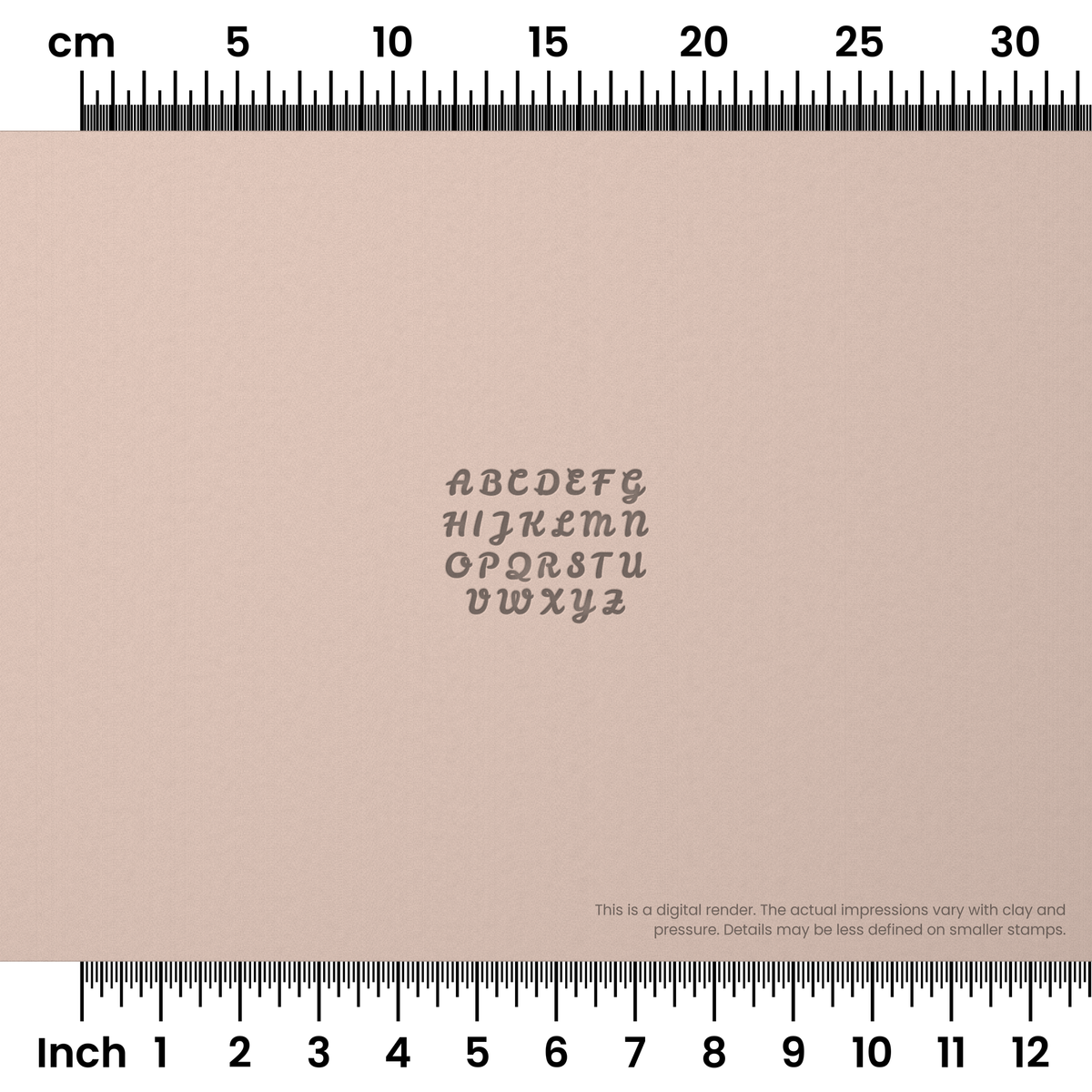 Leckerli One | All Caps | Alphabet Stamp Sets - Ceramind® Tools