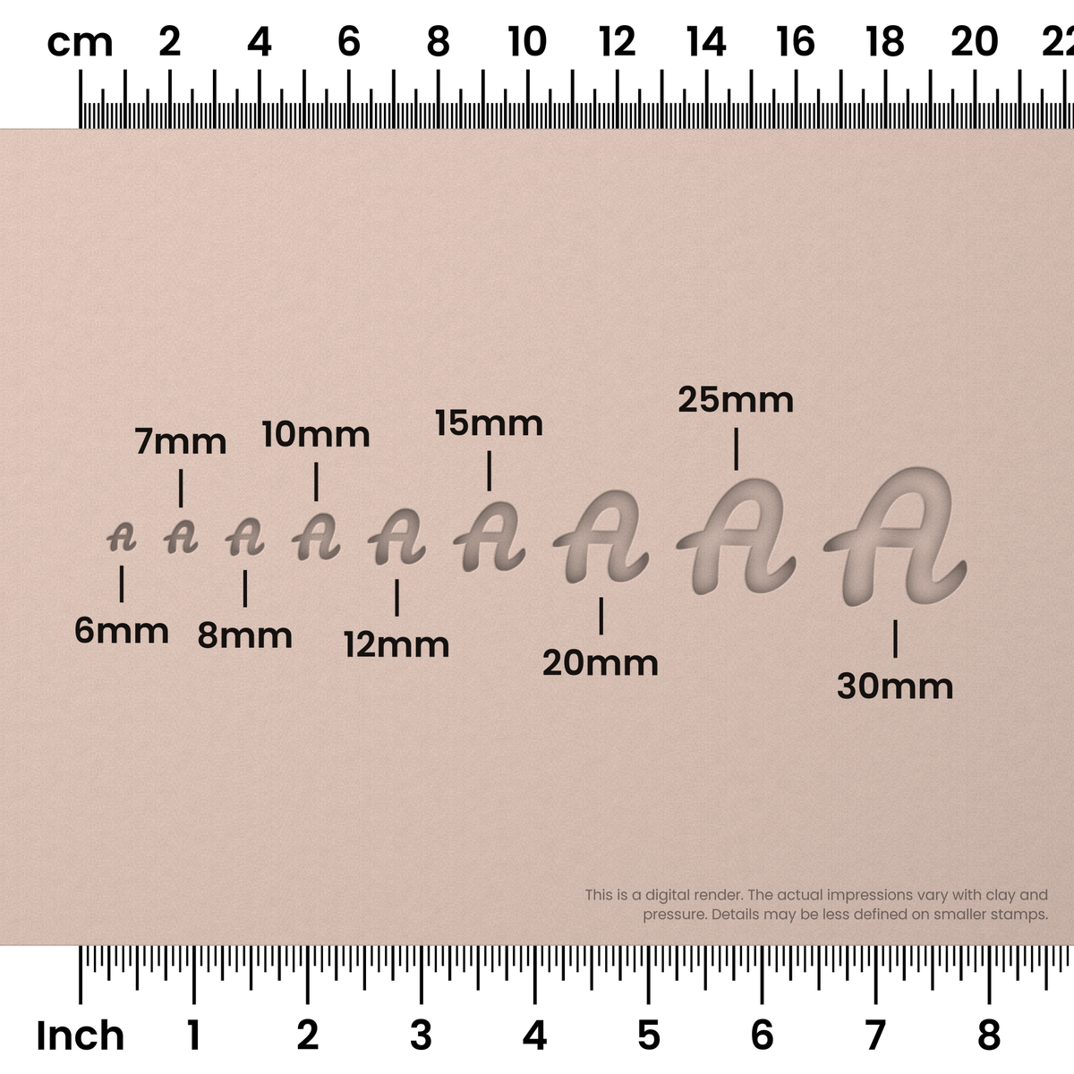 Leckerli One | All Caps | Alphabet Stamp Sets - Ceramind® Tools