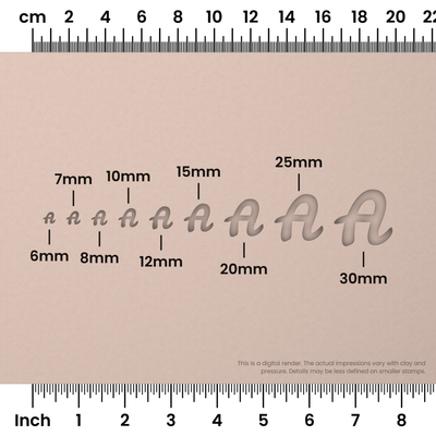 Leckerli One | All Caps | Alphabet Stamp Sets - Ceramind® Tools