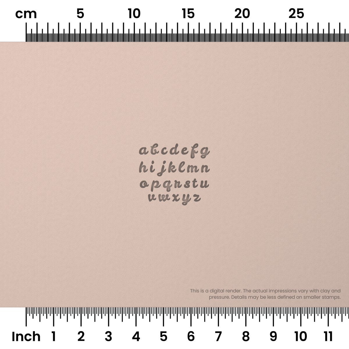 Leckerli One | Lowercase | Alphabet Stamp Sets - Ceramind® Tools