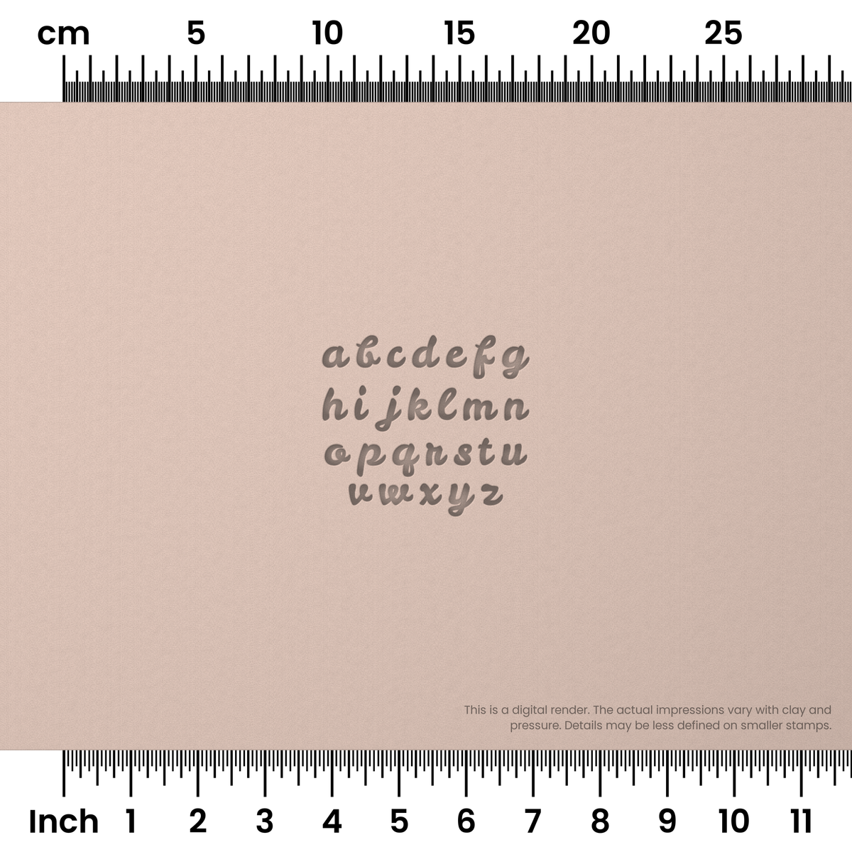 Leckerli One | Lowercase | Alphabet Stamp Sets - Ceramind® Tools