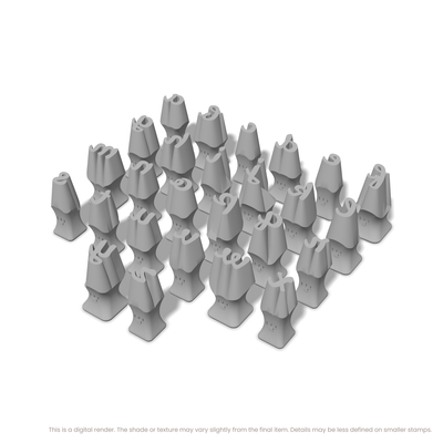 Leckerli One | Lowercase | Alphabet Stamp Sets - Ceramind® Tools