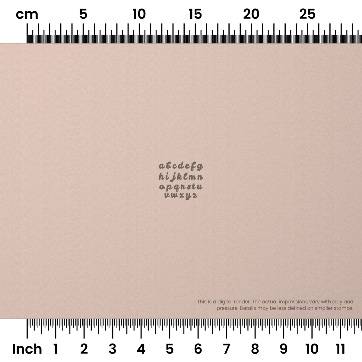 Leckerli One | Lowercase | Alphabet Stamp Sets - Ceramind® Tools