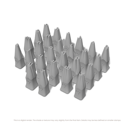 Leckerli One | Lowercase | Alphabet Stamp Sets - Ceramind® Tools