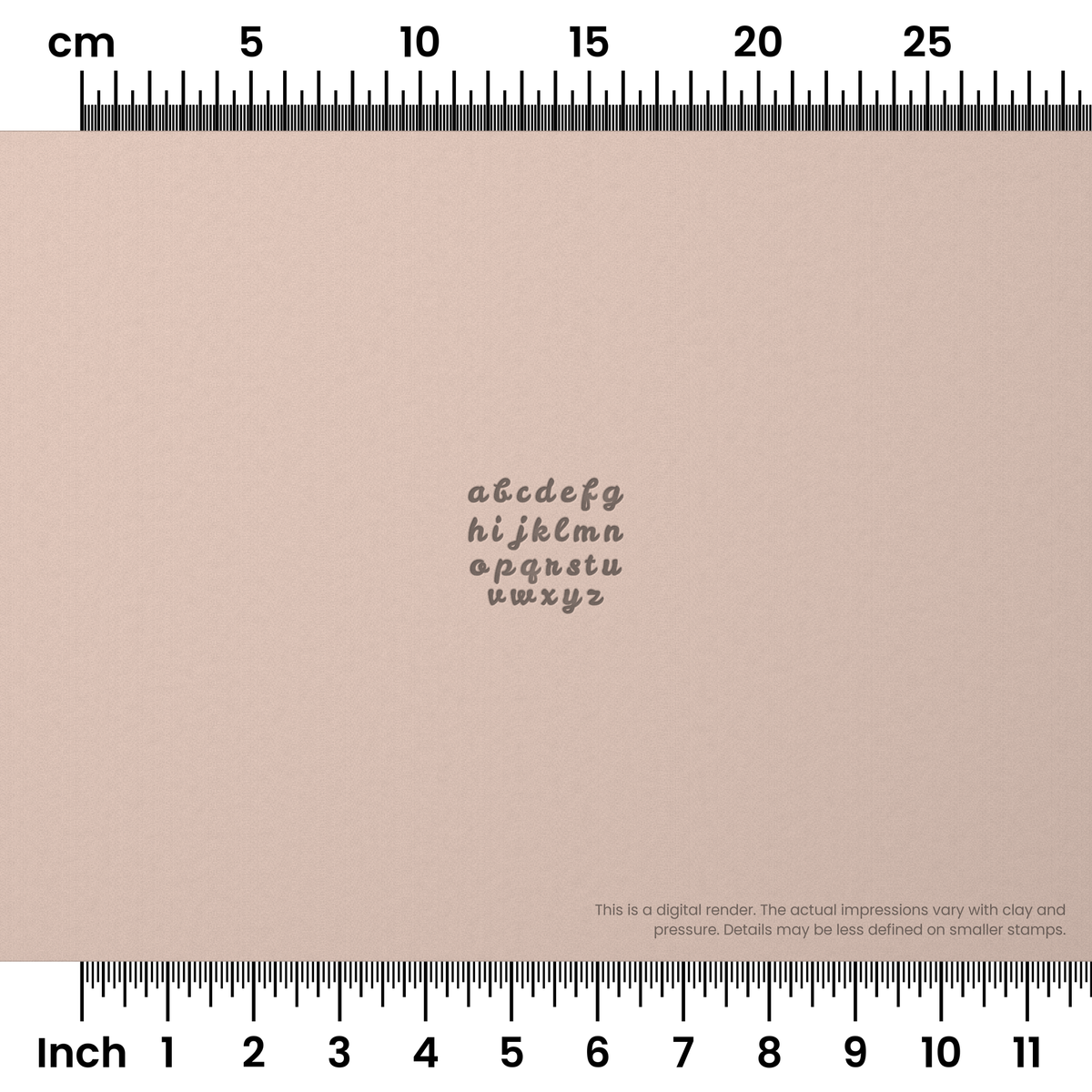 Leckerli One | Lowercase | Alphabet Stamp Sets - Ceramind® Tools