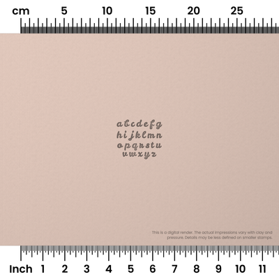 Leckerli One | Lowercase | Alphabet Stamp Sets - Ceramind® Tools