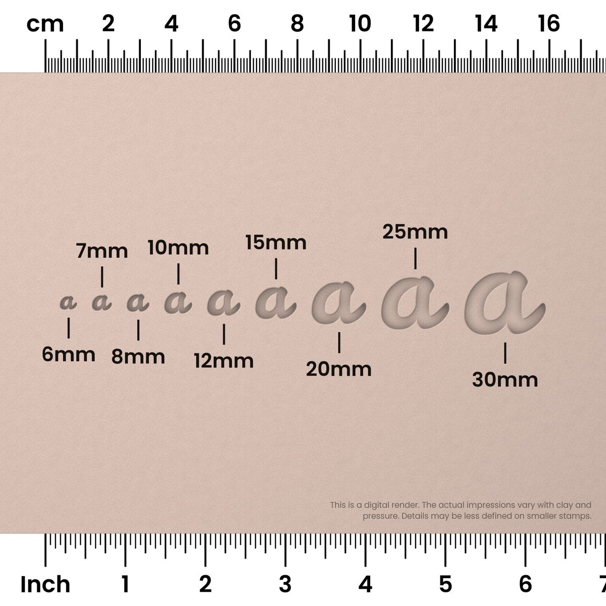 Leckerli One | Lowercase | Alphabet Stamp Sets - Ceramind® Tools