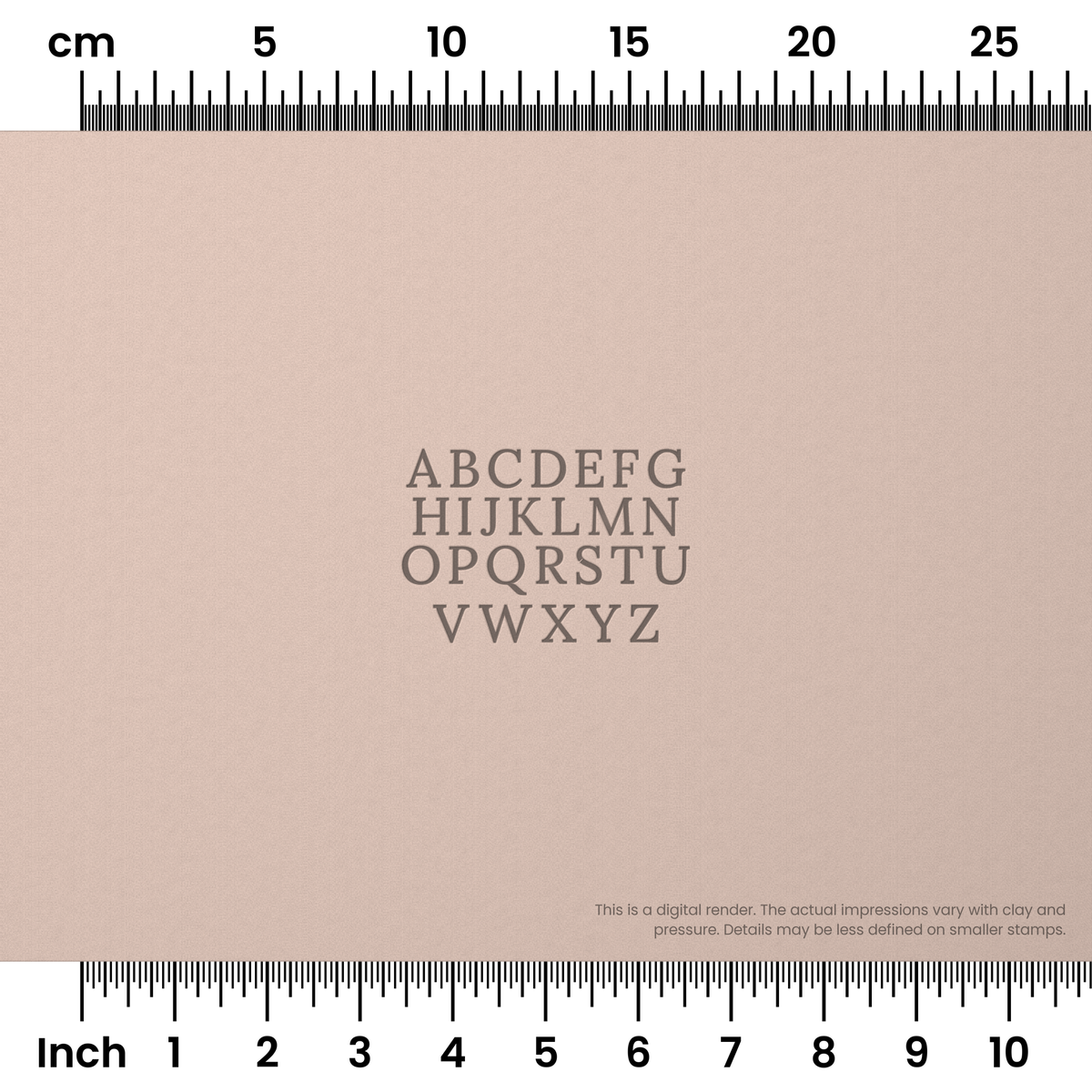 Lora | All Caps | Alphabet Stamp Sets - Ceramind® Tools