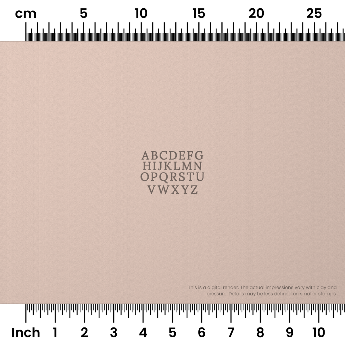 Lora | All Caps | Alphabet Stamp Sets - Ceramind® Tools