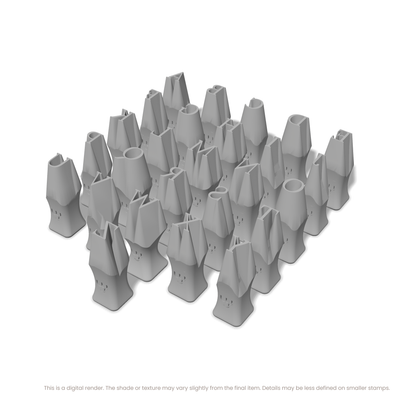 Lora | All Caps | Alphabet Stamp Sets - Ceramind® Tools