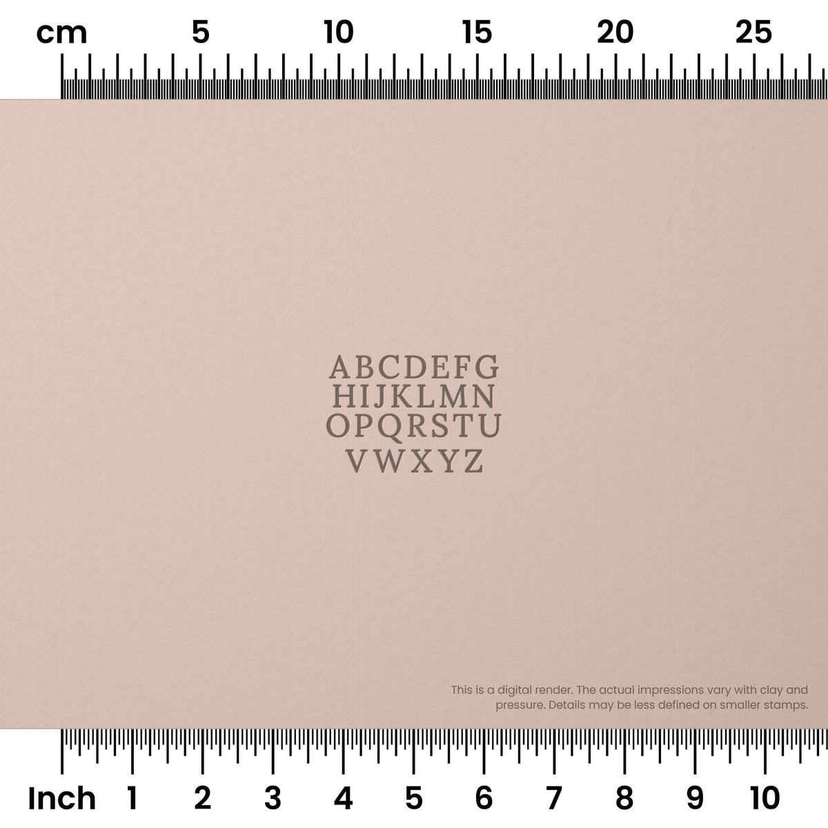Lora | All Caps | Alphabet Stamp Sets - Ceramind® Tools