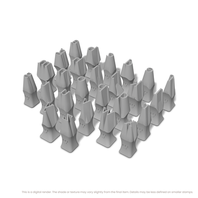 Lora | Lowercase | Alphabet Stamp Sets - Ceramind® Tools