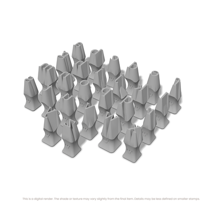 Lora | Lowercase | Alphabet Stamp Sets - Ceramind® Tools