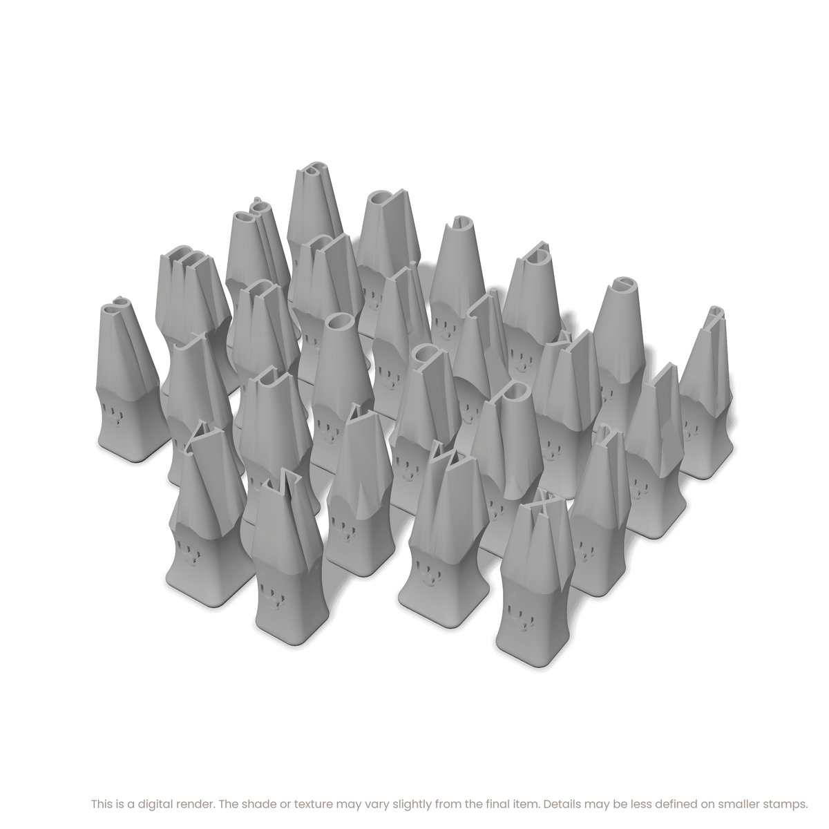 Lora | Lowercase | Alphabet Stamp Sets - Ceramind® Tools
