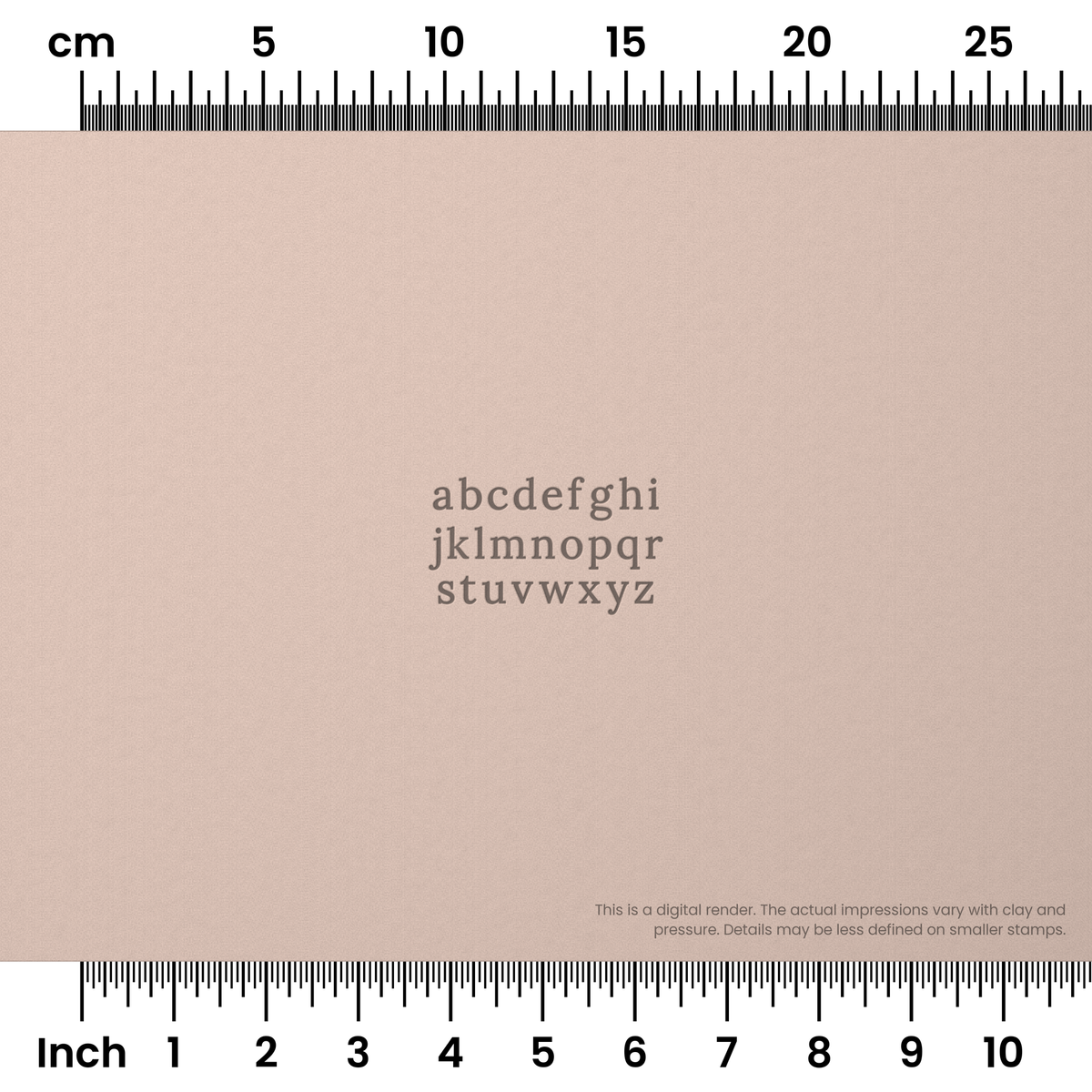 Lora | Lowercase | Alphabet Stamp Sets - Ceramind® Tools