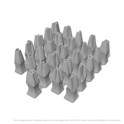 Nanum Pen | All Caps | Alphabet Stamp Sets - Ceramind® Tools