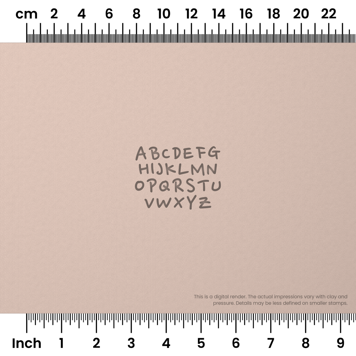 Nanum Pen | All Caps | Alphabet Stamp Sets - Ceramind® Tools