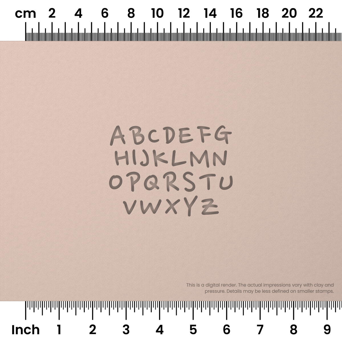 Nanum Pen | All Caps | Alphabet Stamp Sets - Ceramind® Tools