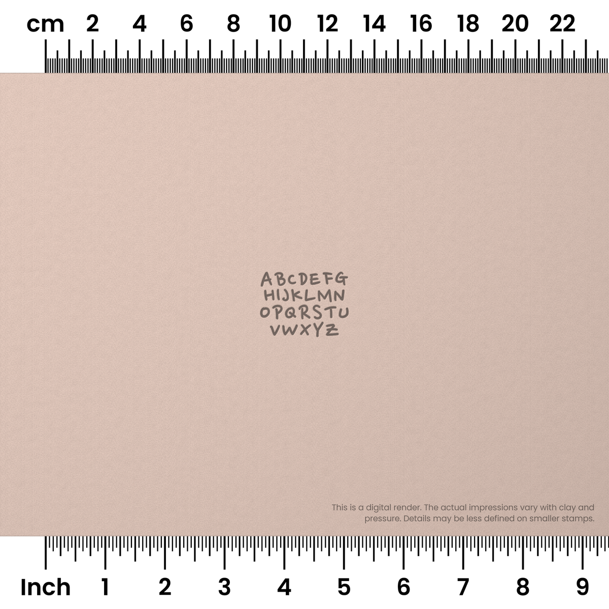 Nanum Pen | All Caps | Alphabet Stamp Sets - Ceramind® Tools