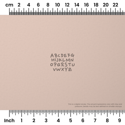 Nanum Pen | All Caps | Alphabet Stamp Sets - Ceramind® Tools
