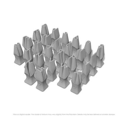 Nanum Pen | Lowercase | Alphabet Stamp Sets - Ceramind® Tools