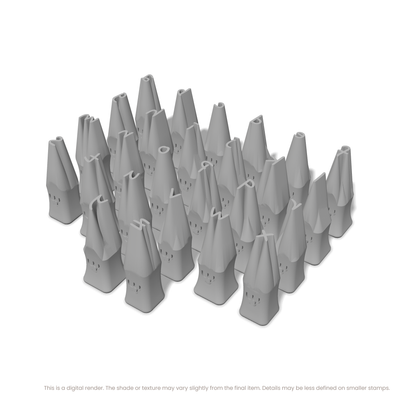 Nanum Pen | Lowercase | Alphabet Stamp Sets - Ceramind® Tools