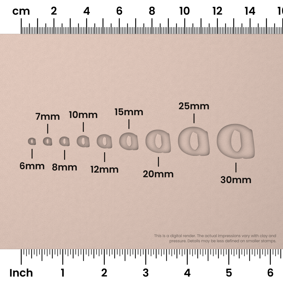 Nerko One | Lowercase | Alphabet Stamp Sets - Ceramind® Tools