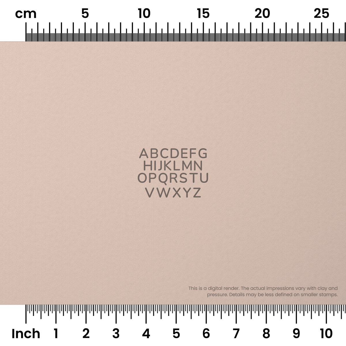 Nunito | All Caps | Alphabet Stamp Sets - Ceramind® Tools