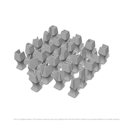 Orbitron | All Caps | Alphabet Stamp Sets - Ceramind® Tools